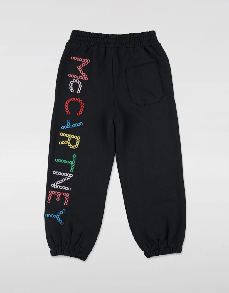 Kids Sweatpants Multicolor Embroidery
