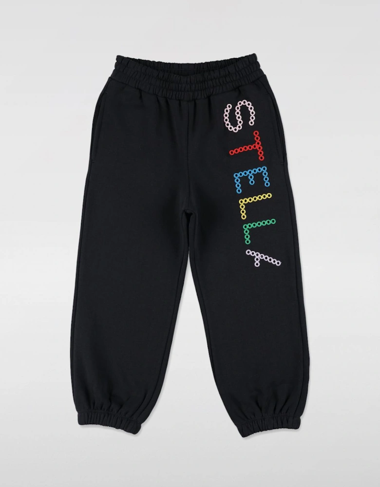 Kids Sweatpants Multicolor Embroidery