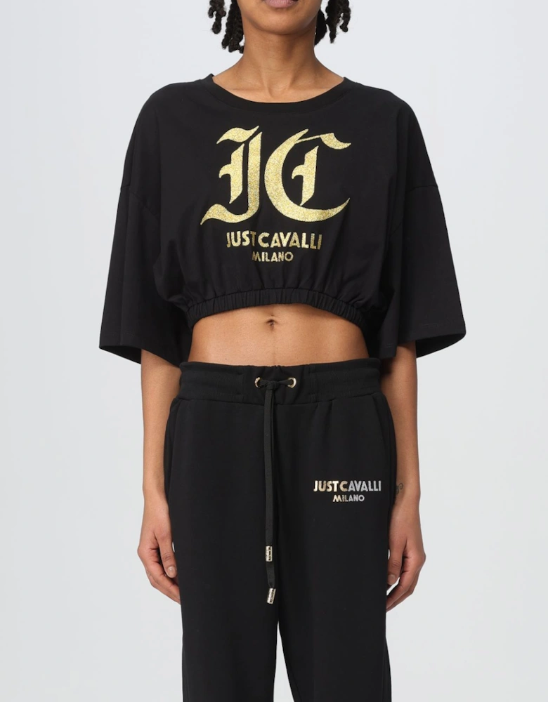 Cropped TShirt Embroidered Logo