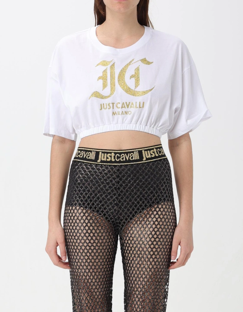 Cropped TShirt Embroidered Logo