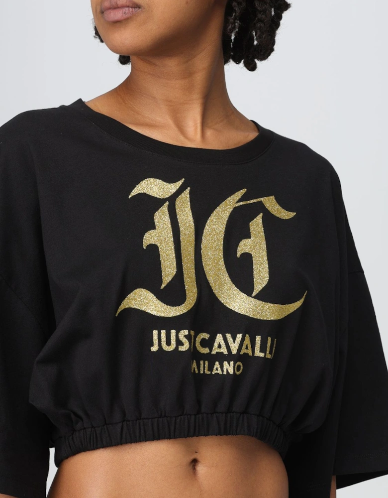 Cropped TShirt Embroidered Logo