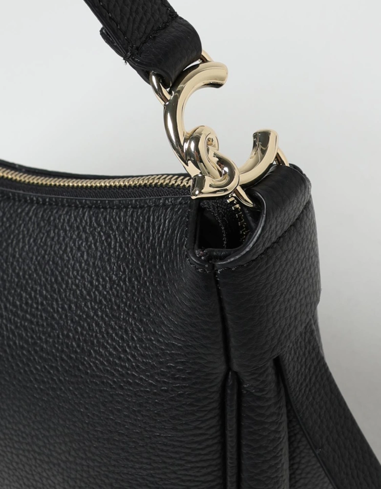 Arlettis Half Moon Leather Shoulder Bag