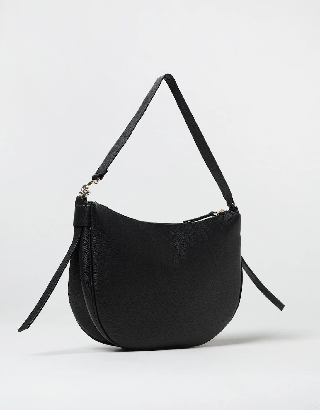 Arlettis Half Moon Leather Shoulder Bag