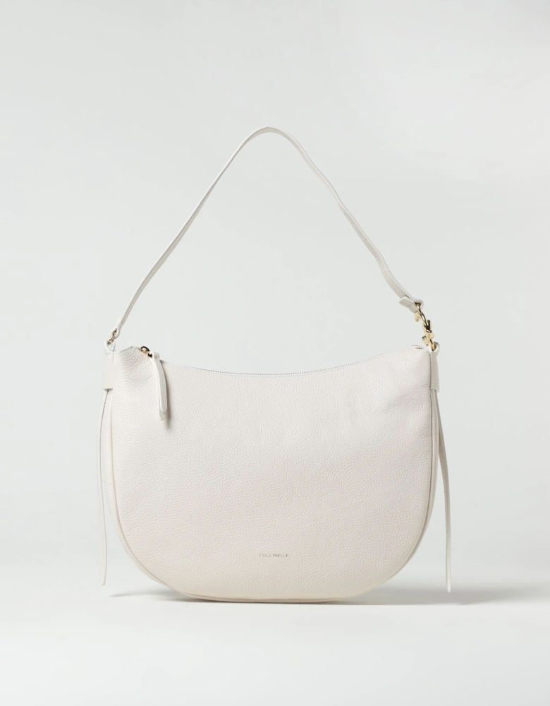 Arlettis Half Moon Leather Shoulder Bag