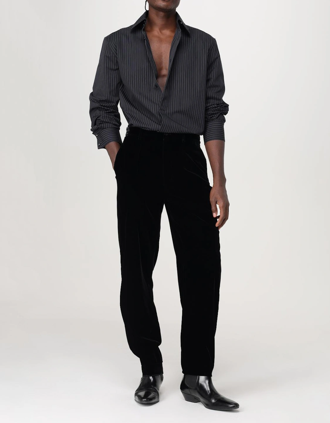 Pinstripe Cotton Shirt