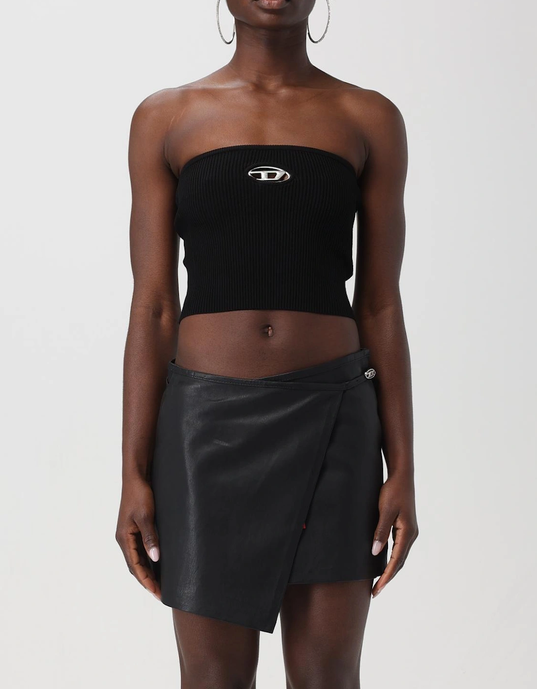 Ribbed Tube Top with Metal Detail, 5 of 4