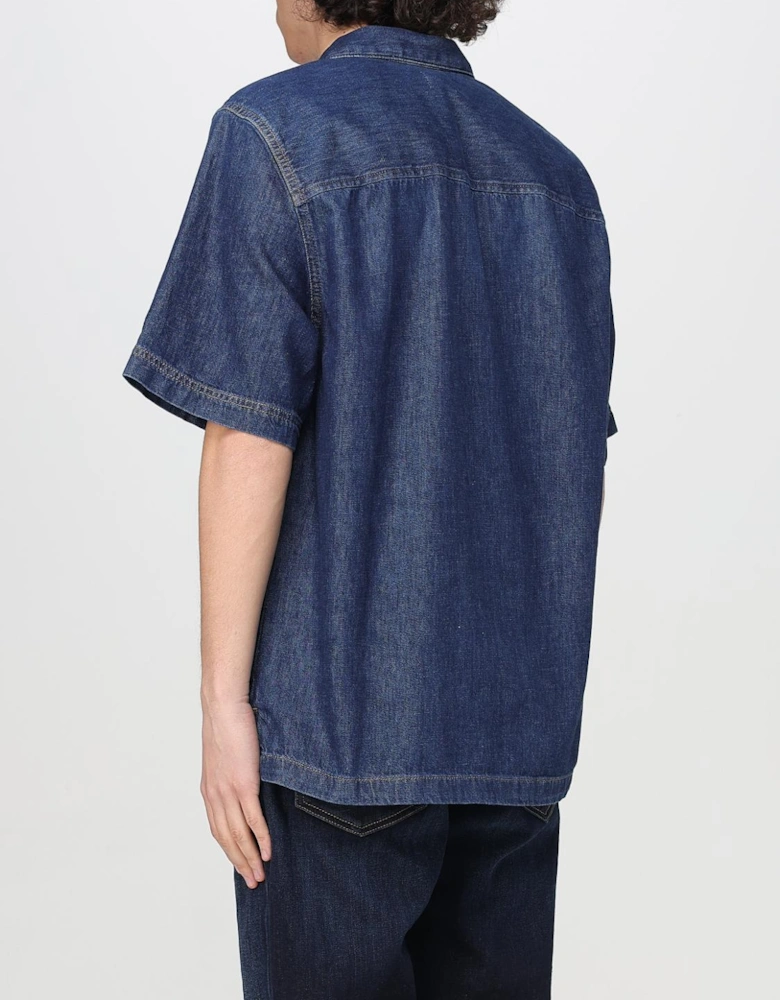 Denim Shirt Short Sleeve Casual