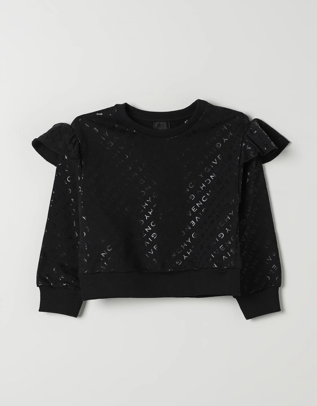 Kids Pullover Sweater Ruffled Sleeves, 4 of 3