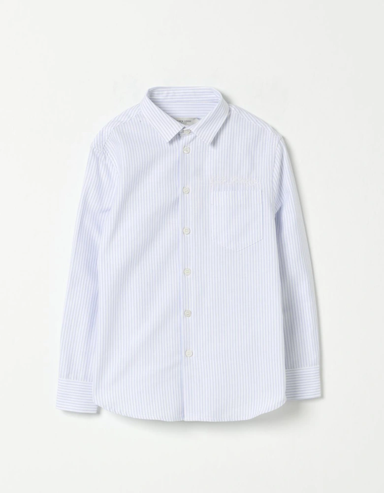 Boys Striped Cotton Shirt