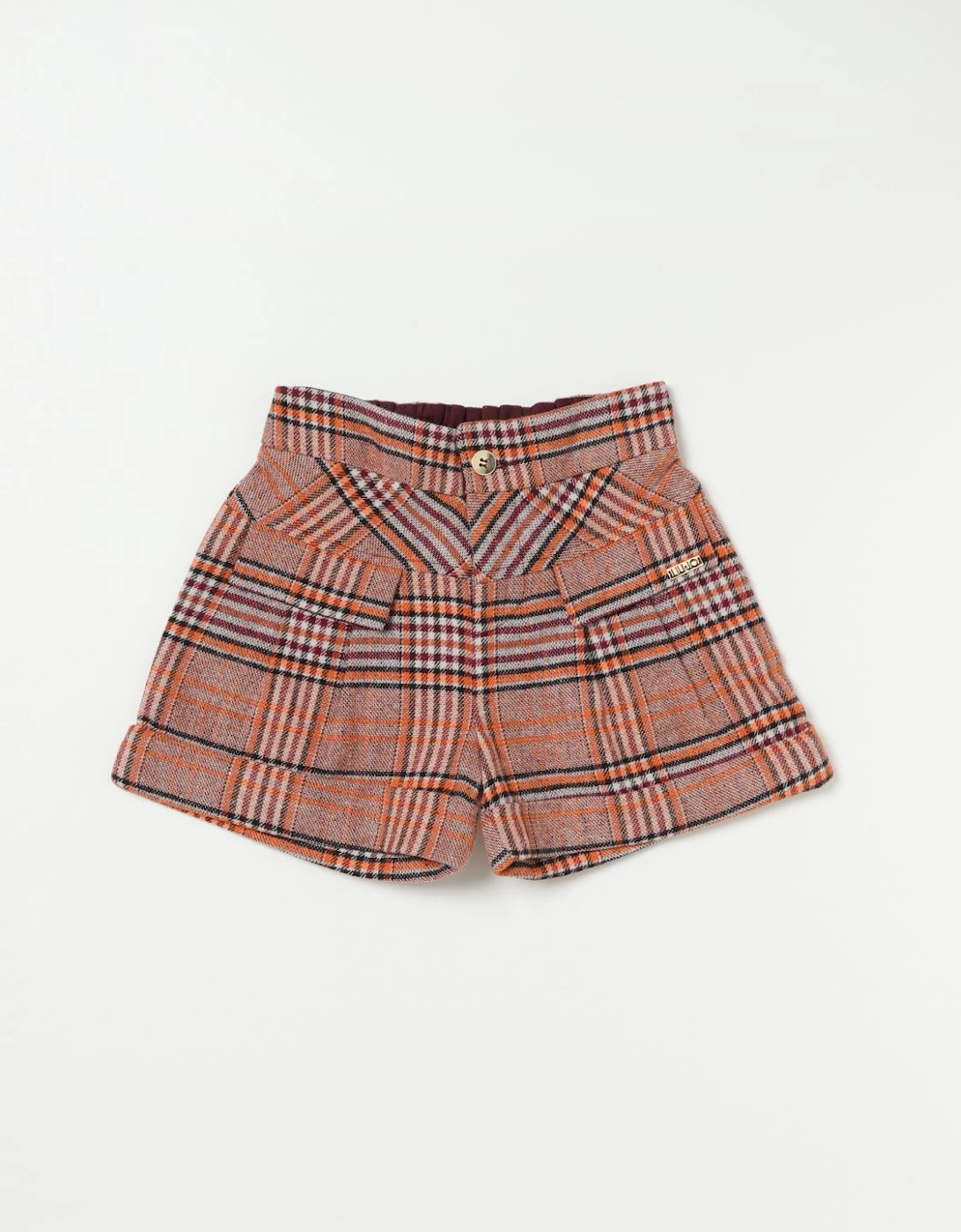 Plaid HighWaisted Pleated Shorts, 3 of 2