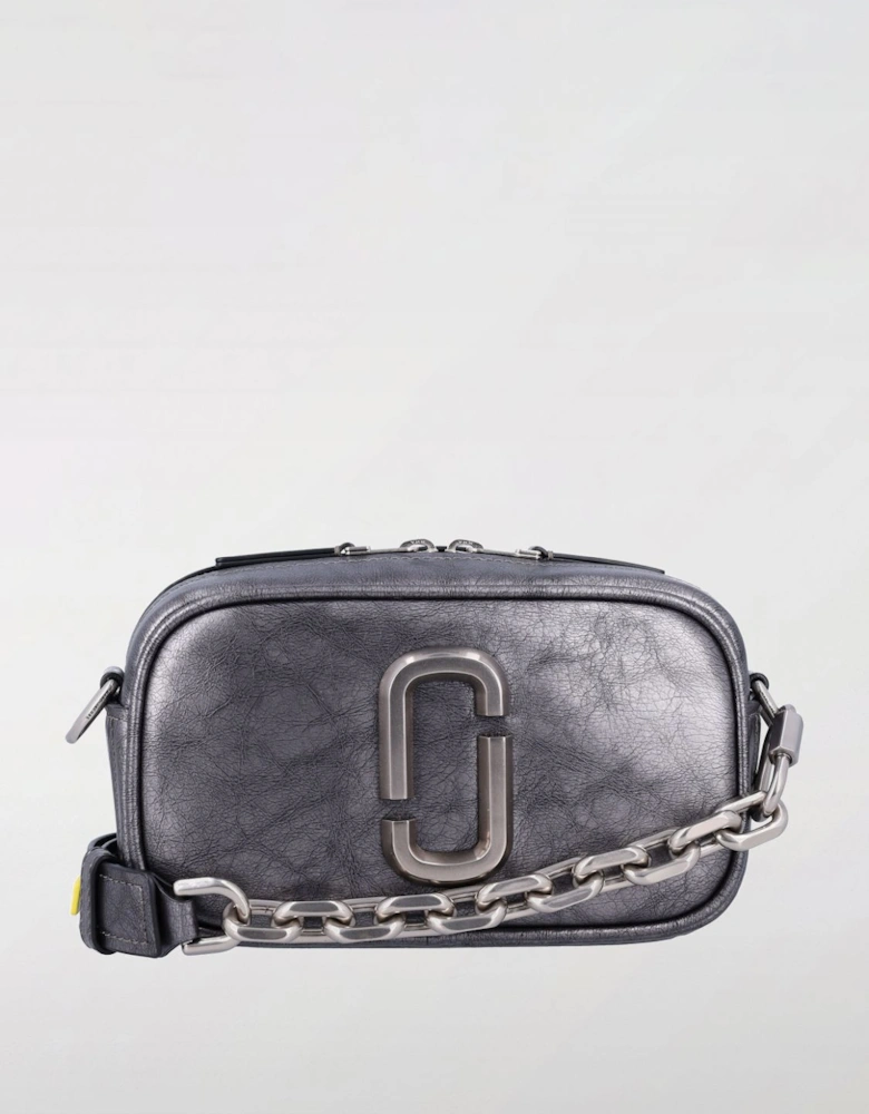 Snapshot Metallic Chain Bag