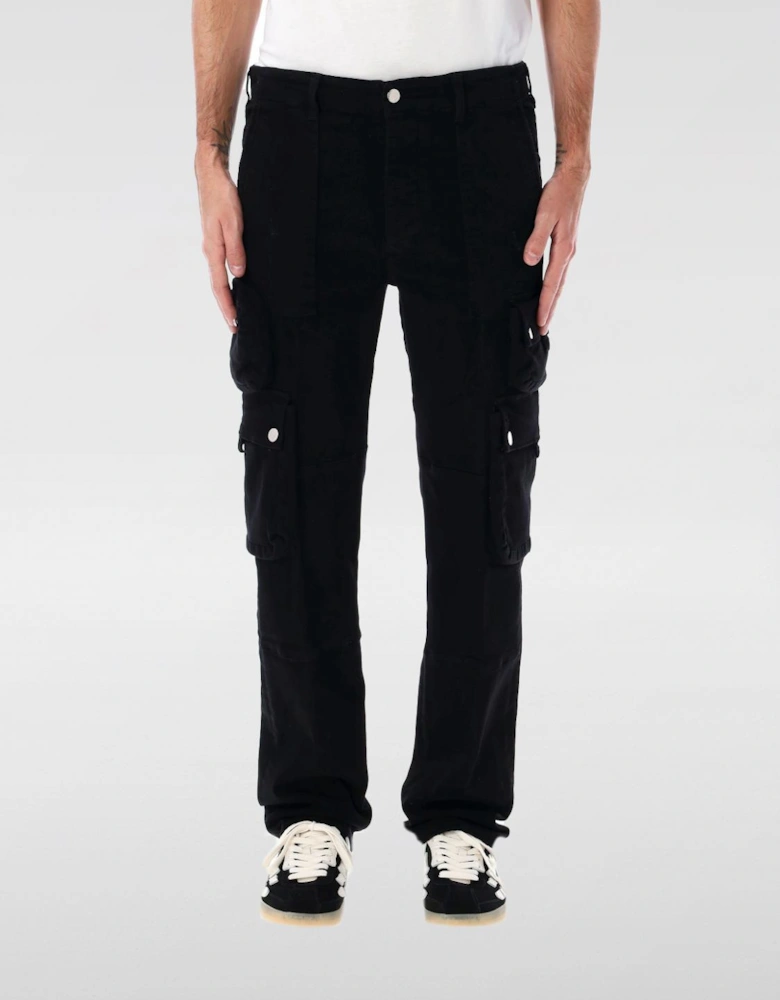 MX1 Distressed Denim Cargo Pants