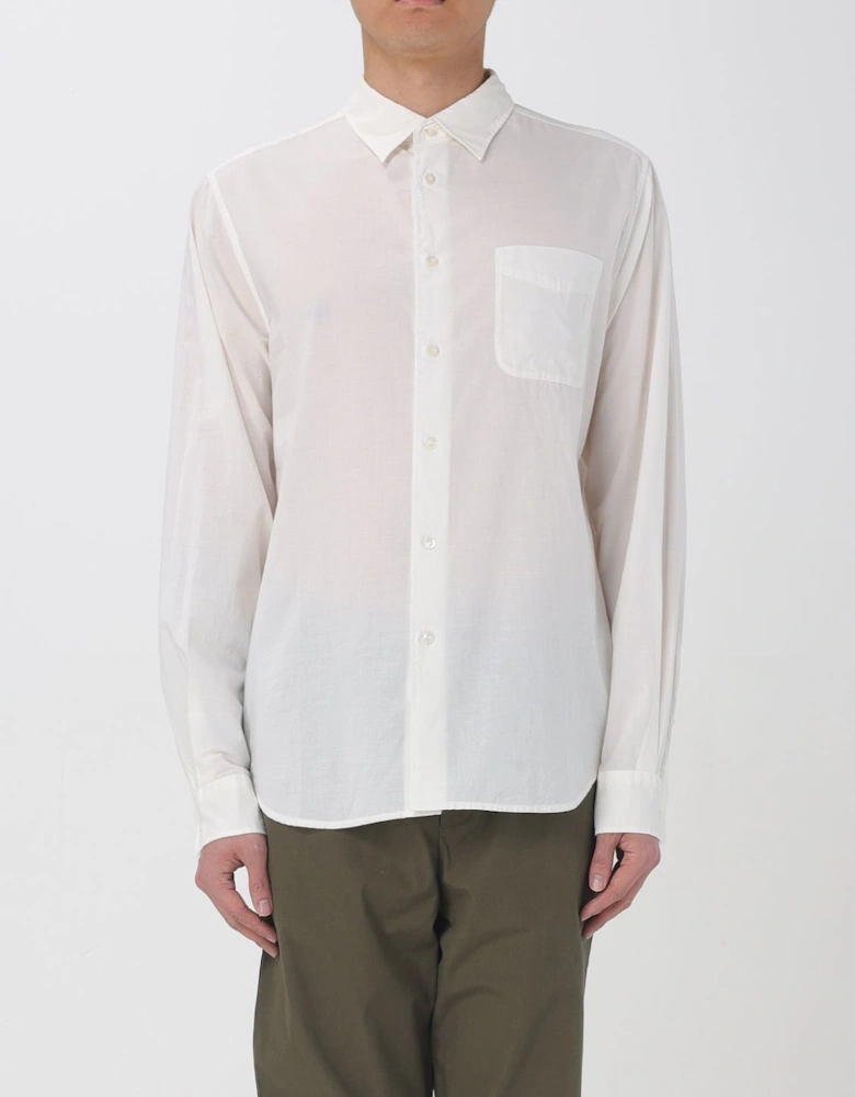 Classic Shirt with Pocket Long Sleeves and Button Closure