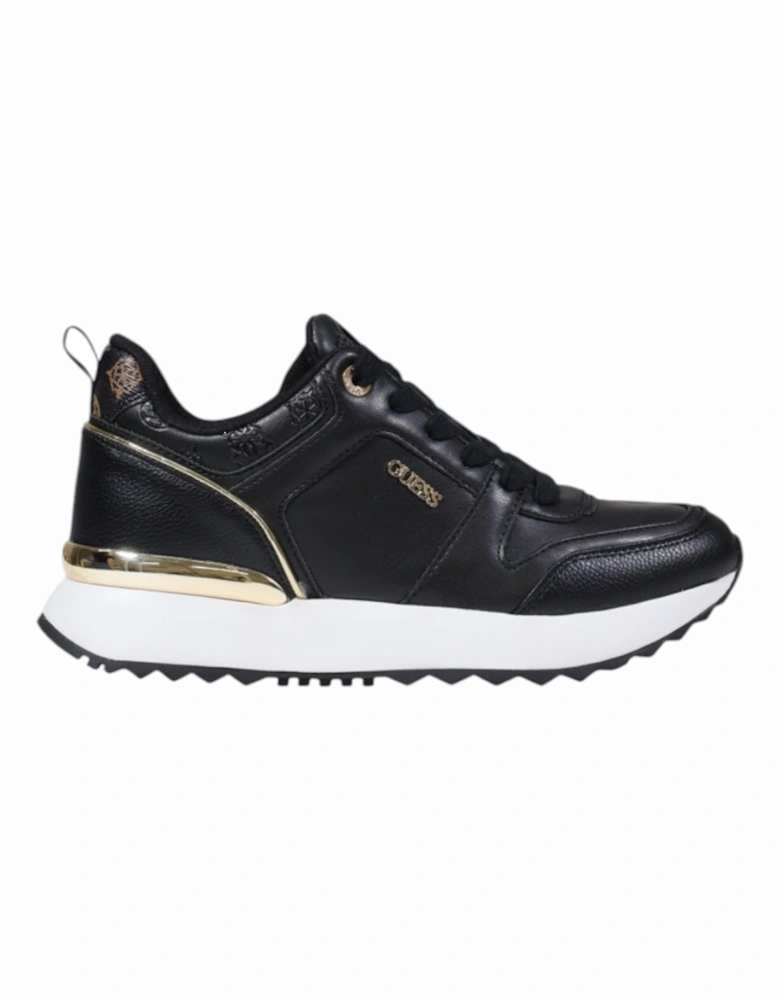 Sporty Slip-On Lace-Up Sneakers