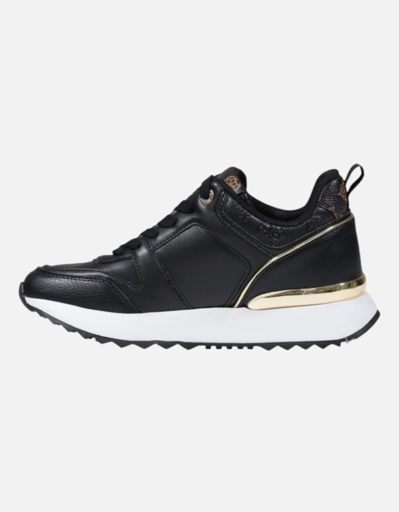 Sporty Slip-On Lace-Up Sneakers