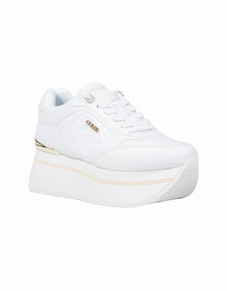 Sporty Platform Lace-Up Sneakers