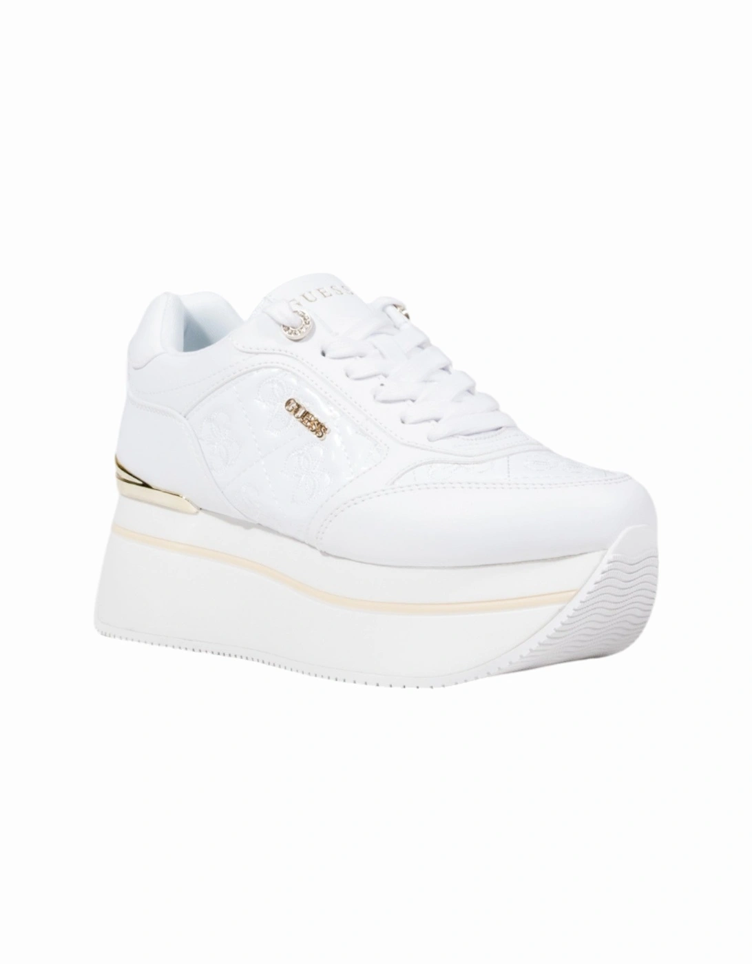 Sporty Platform Lace-Up Sneakers