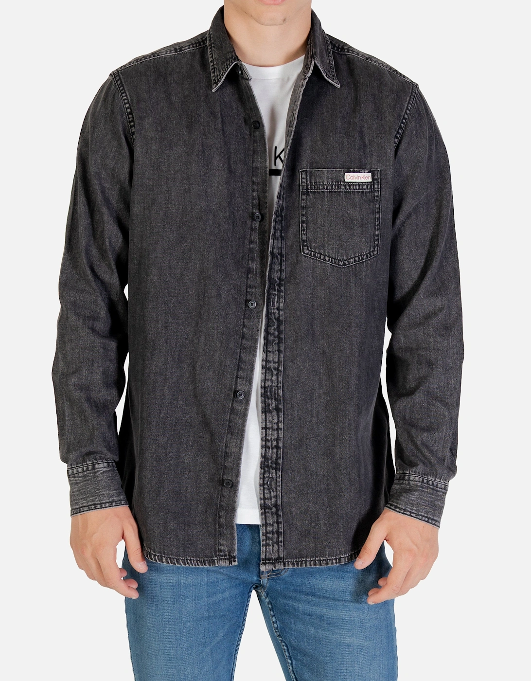 Long Sleeve Button-Up Cotton Shirt, 4 of 3