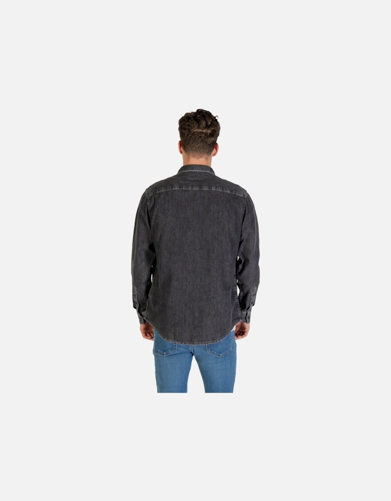 Long Sleeve Button-Up Cotton Shirt
