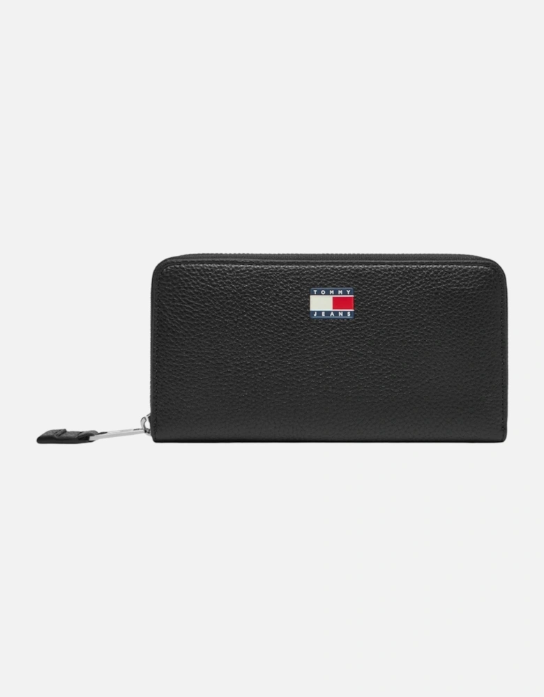 Zip Fastening Faux Leather Wallet with Inside Pockets