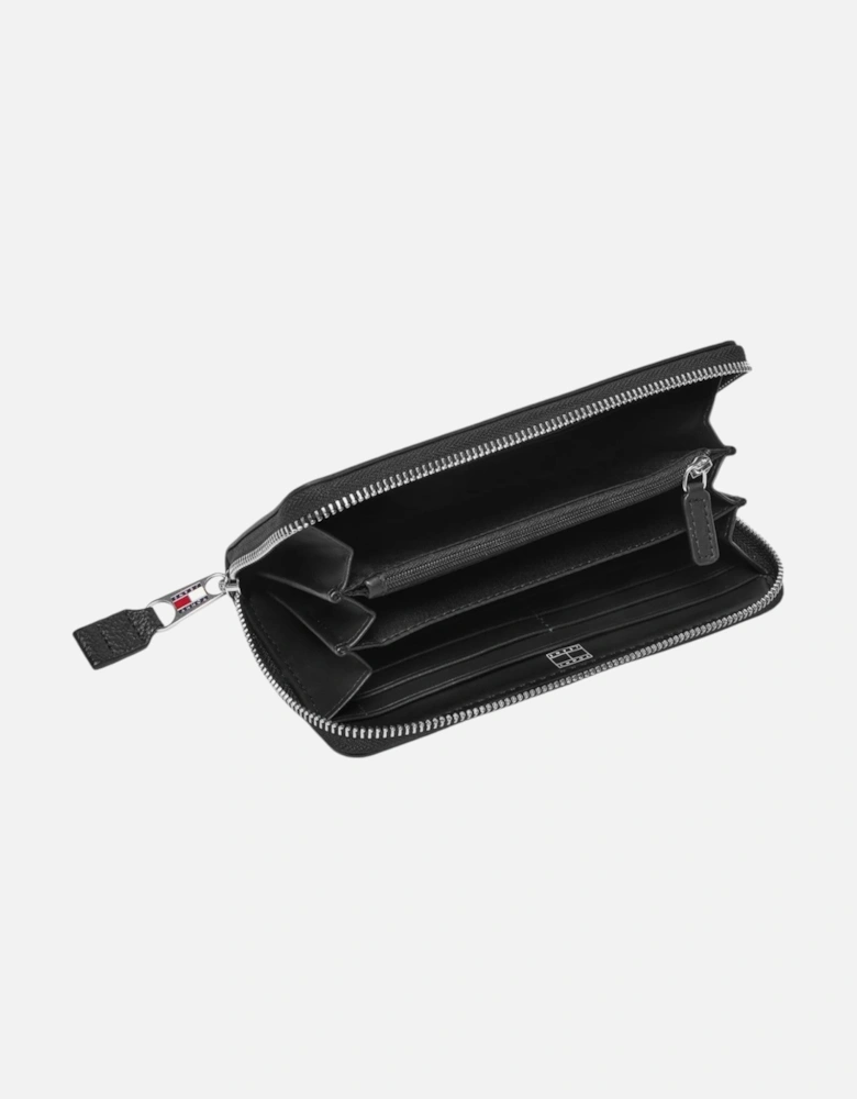 Zip Fastening Faux Leather Wallet with Inside Pockets