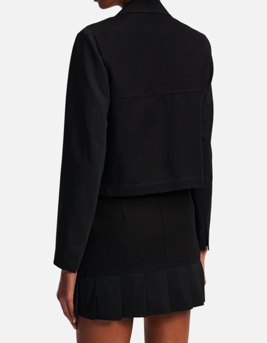 Button Fastening Long Sleeve Blazer
