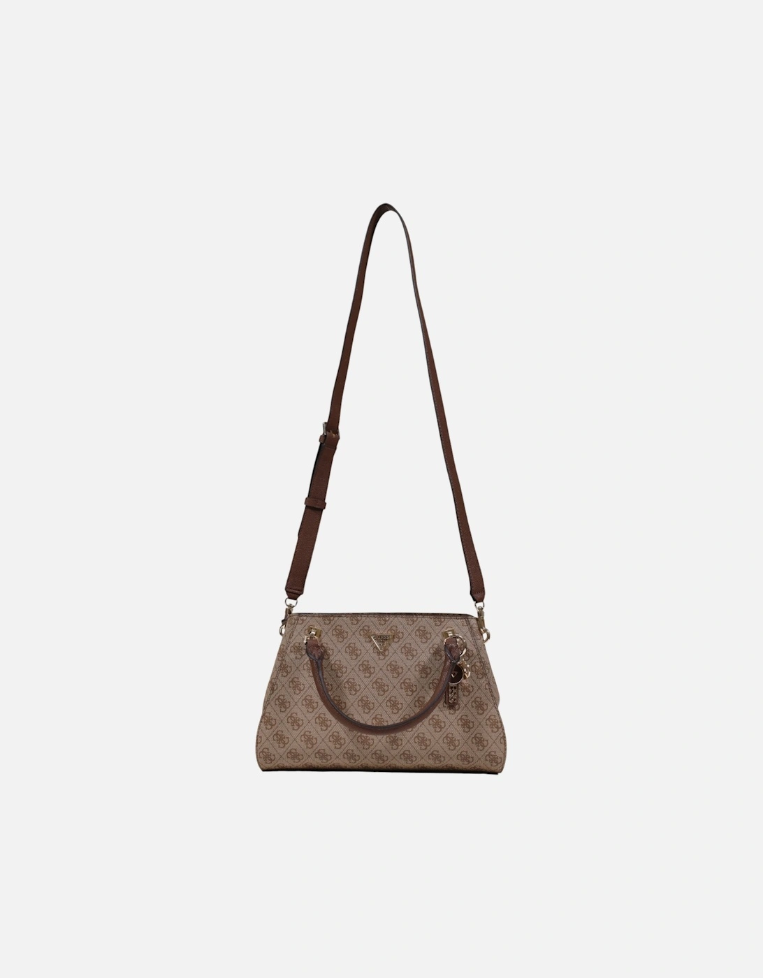 Printed Handbag with Zip Fastening and Inside Pockets, 4 of 3
