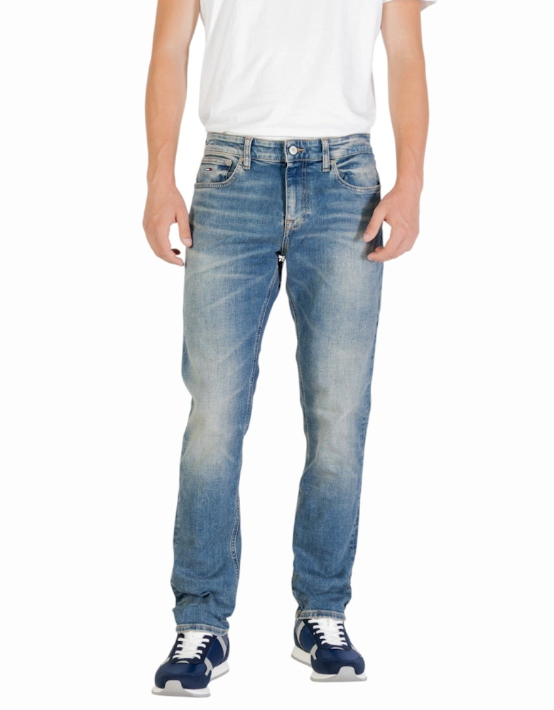 Organic Cotton Jeans with Worn Out Effect