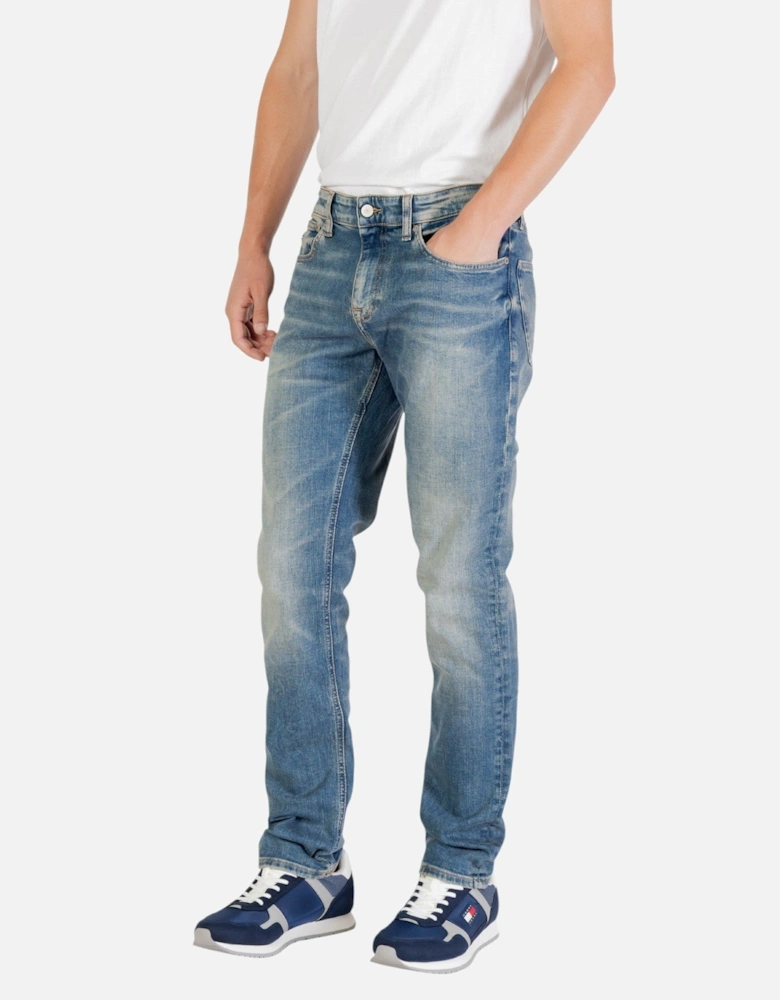Organic Cotton Jeans with Worn Out Effect