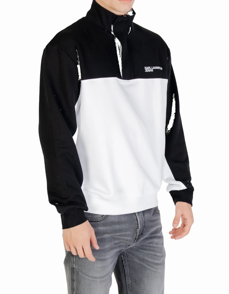 Coloured Pattern Long Sleeve Sweatshirt