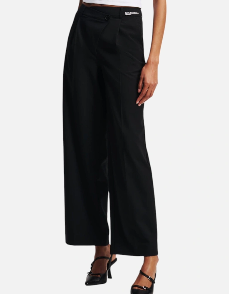 Zip and Button Trousers