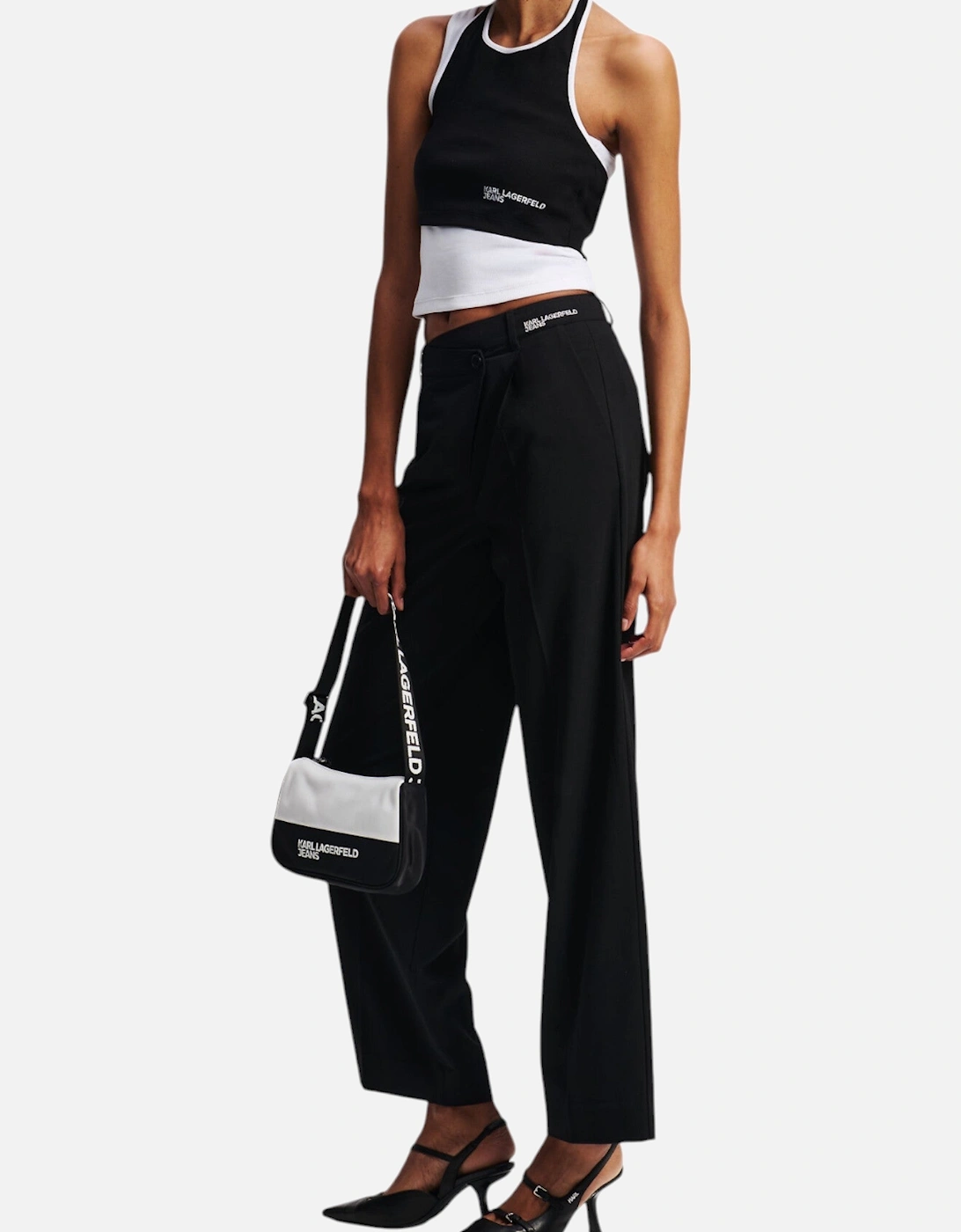 Zip and Button Trousers