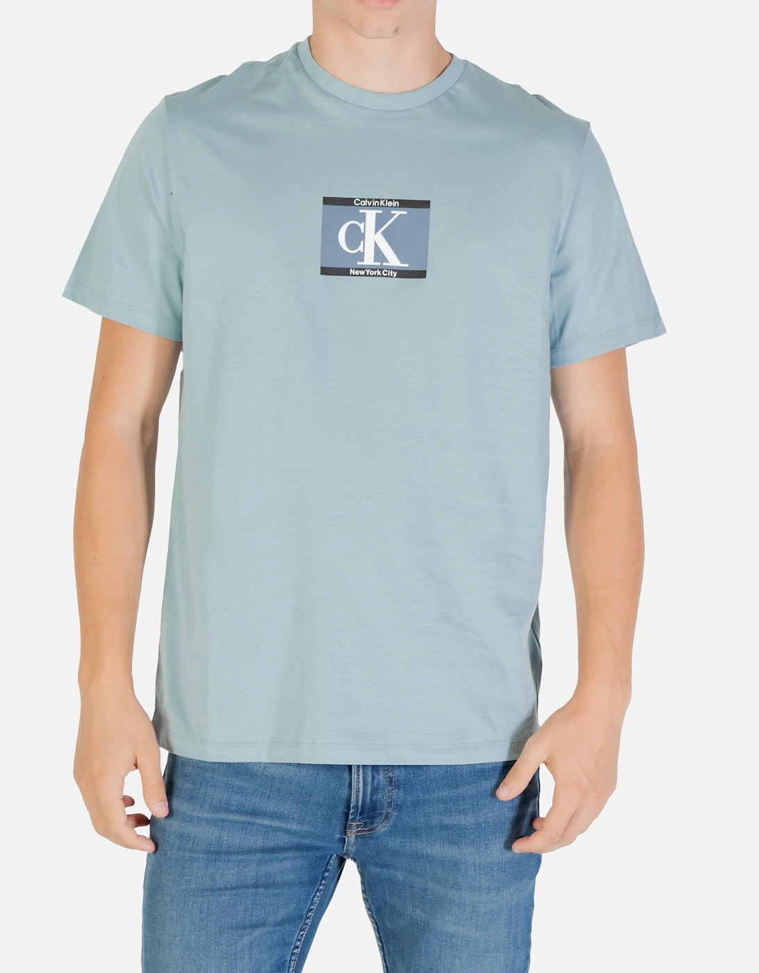Printed Round Neck Short Sleeve T-shirt, 4 of 3