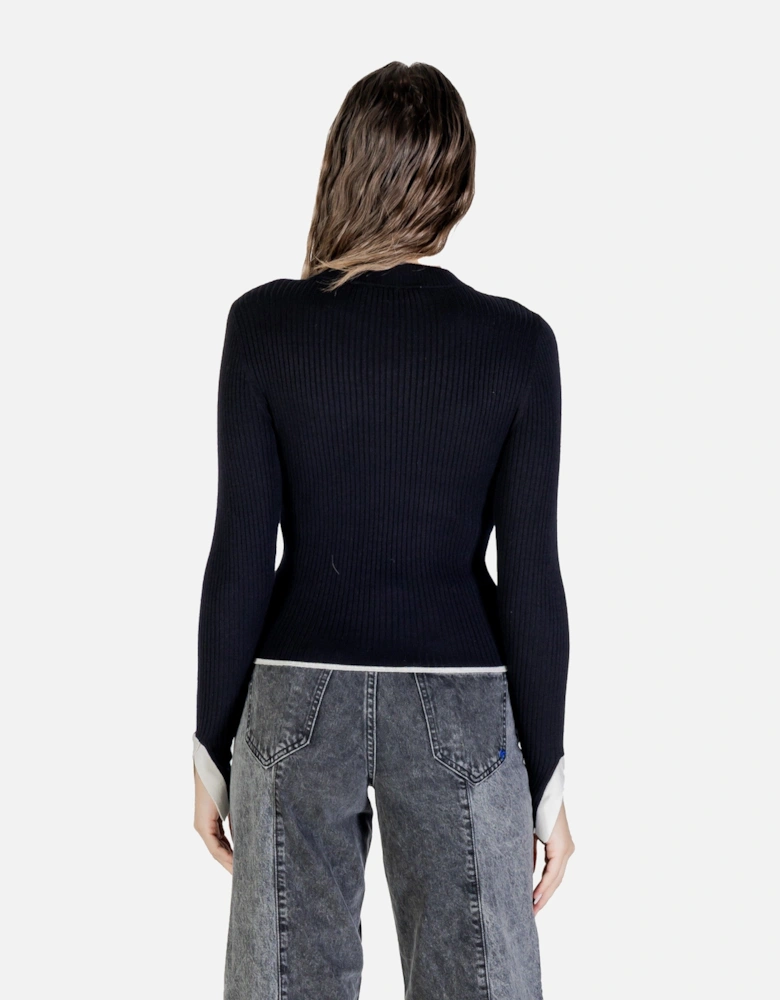 Printed Long Sleeve Round Neck Knitwear