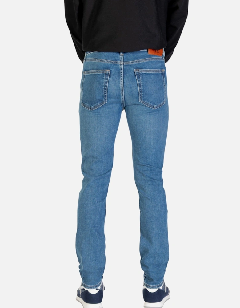 Slim Fit Stretch Denim Jeans with Front and Back Pockets