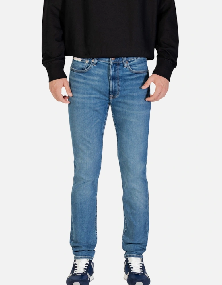 Slim Fit Stretch Denim Jeans with Front and Back Pockets