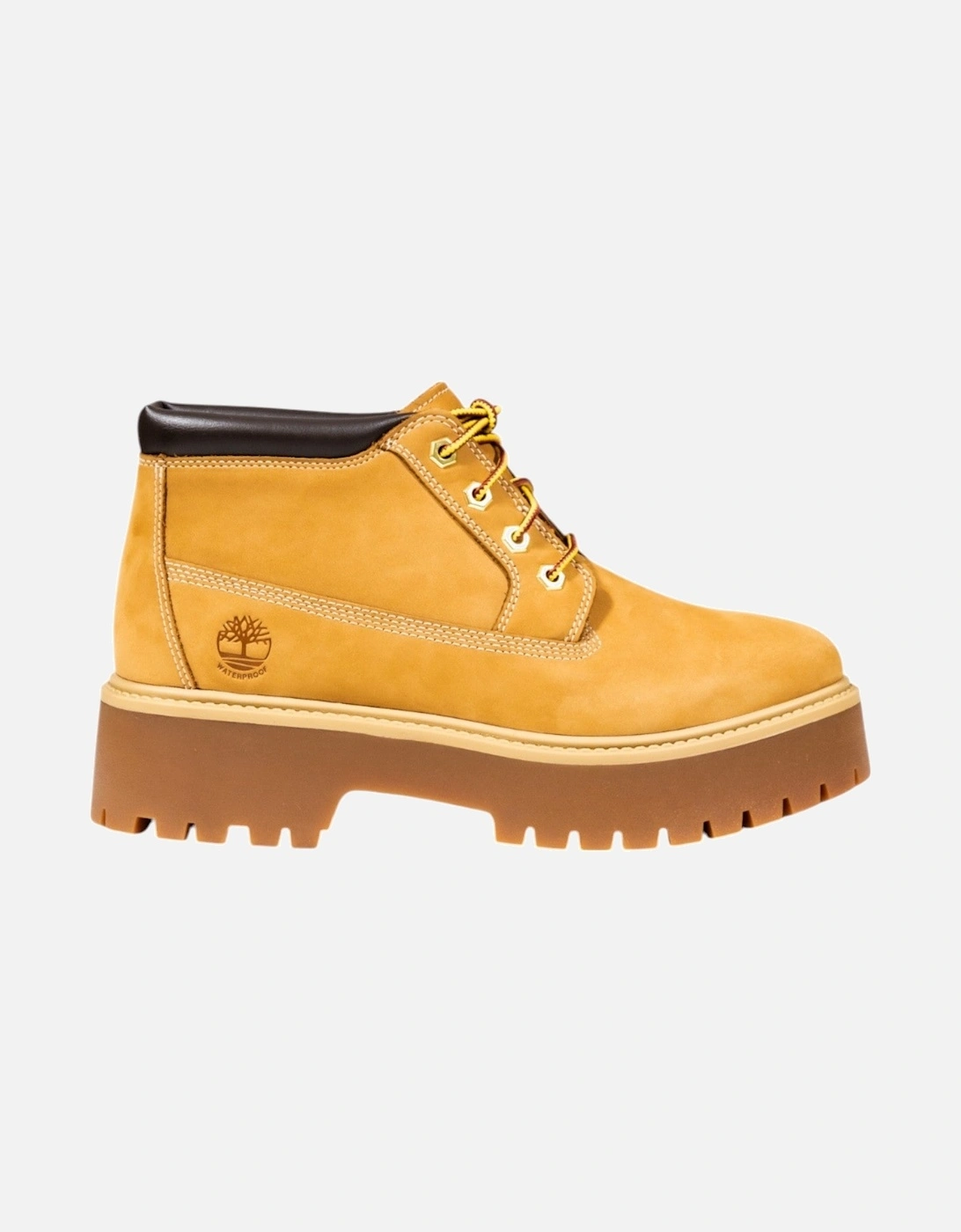 Ankle Leather Lace-Up Boots, 4 of 3
