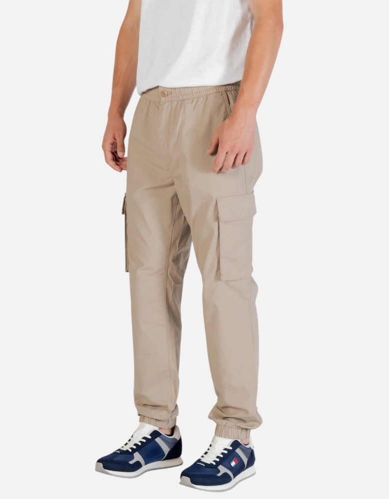 Tailored Trousers with Zip and Button Fastening