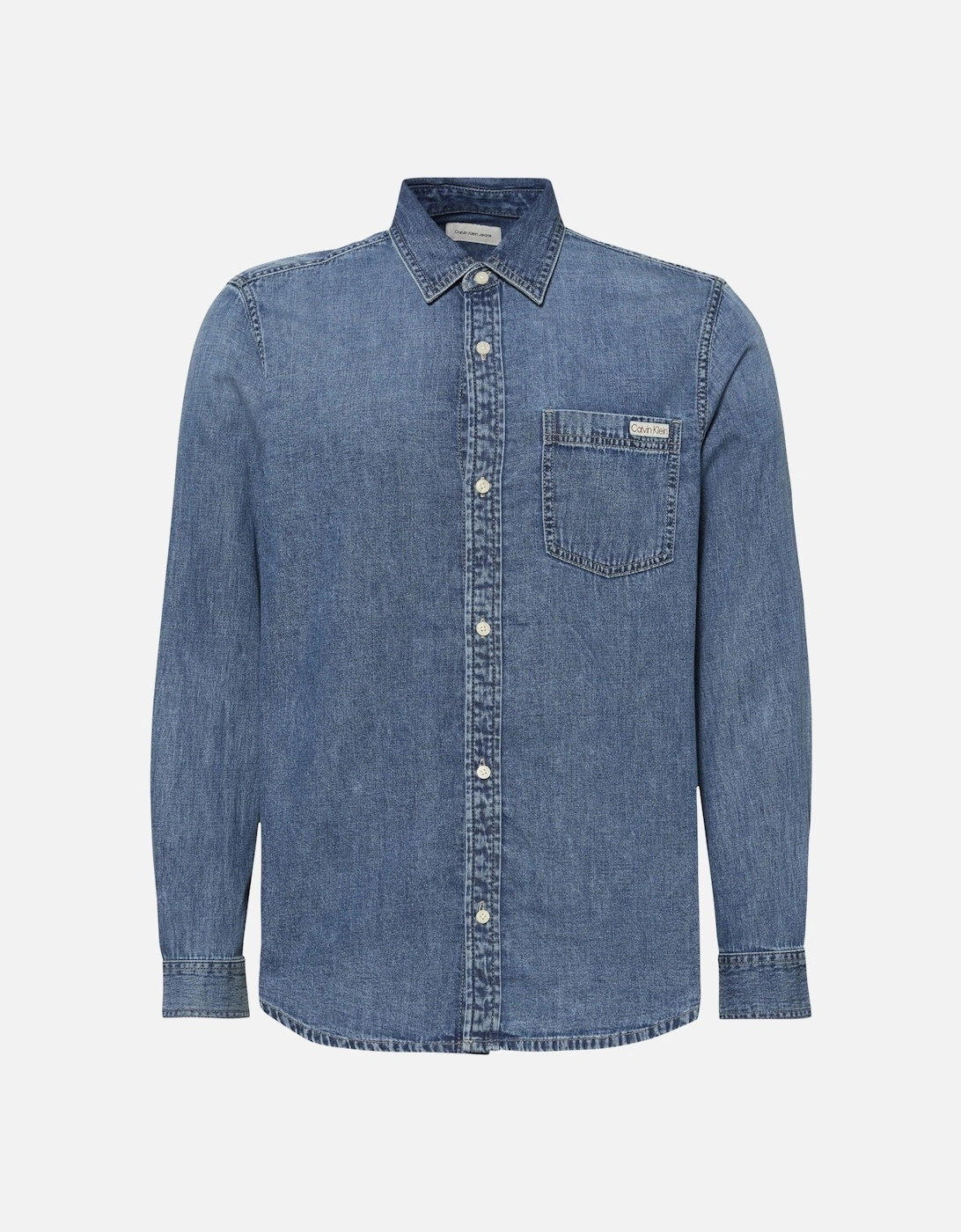 Long Sleeve Button-Up Cotton Shirt, 4 of 3