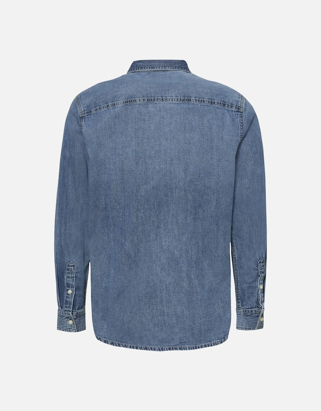 Long Sleeve Button-Up Cotton Shirt