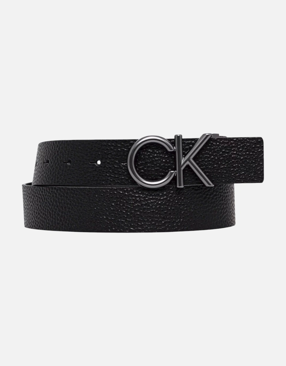 Leather Belt with Polished Buckle, 3 of 2