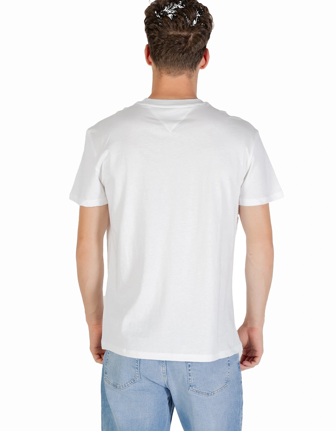 Printed Organic Cotton T-Shirt with Round Neck and Short Sleeves