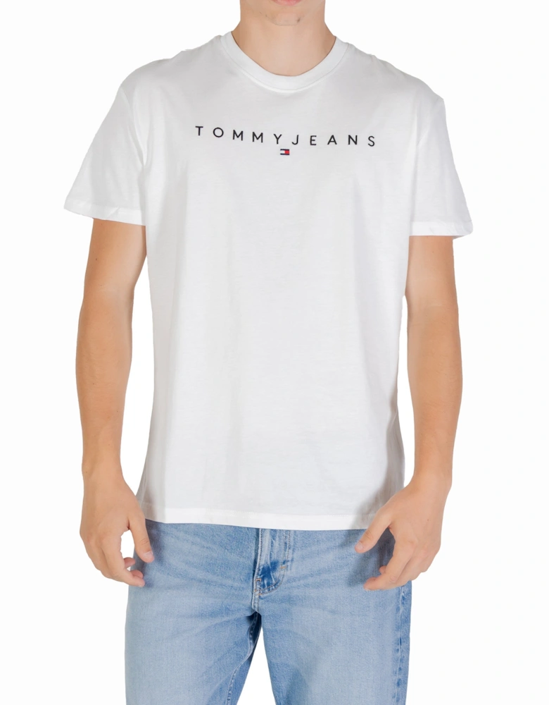 Printed Organic Cotton T-Shirt with Round Neck and Short Sleeves