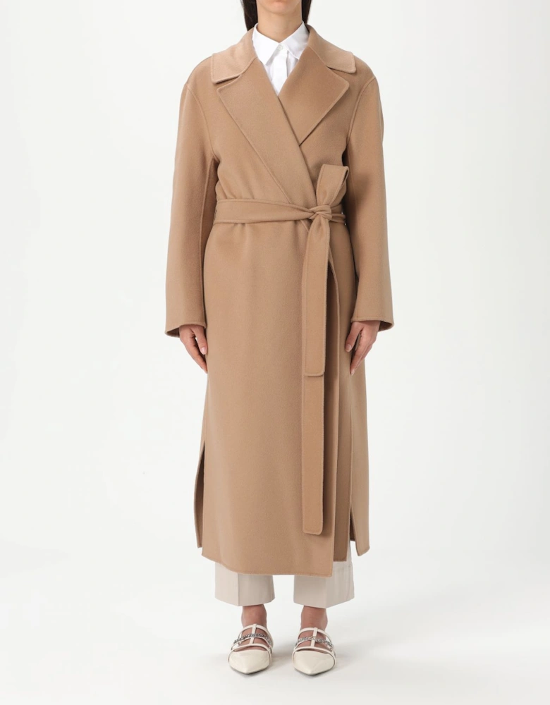 Manuela Wrap Coat Camel Hair