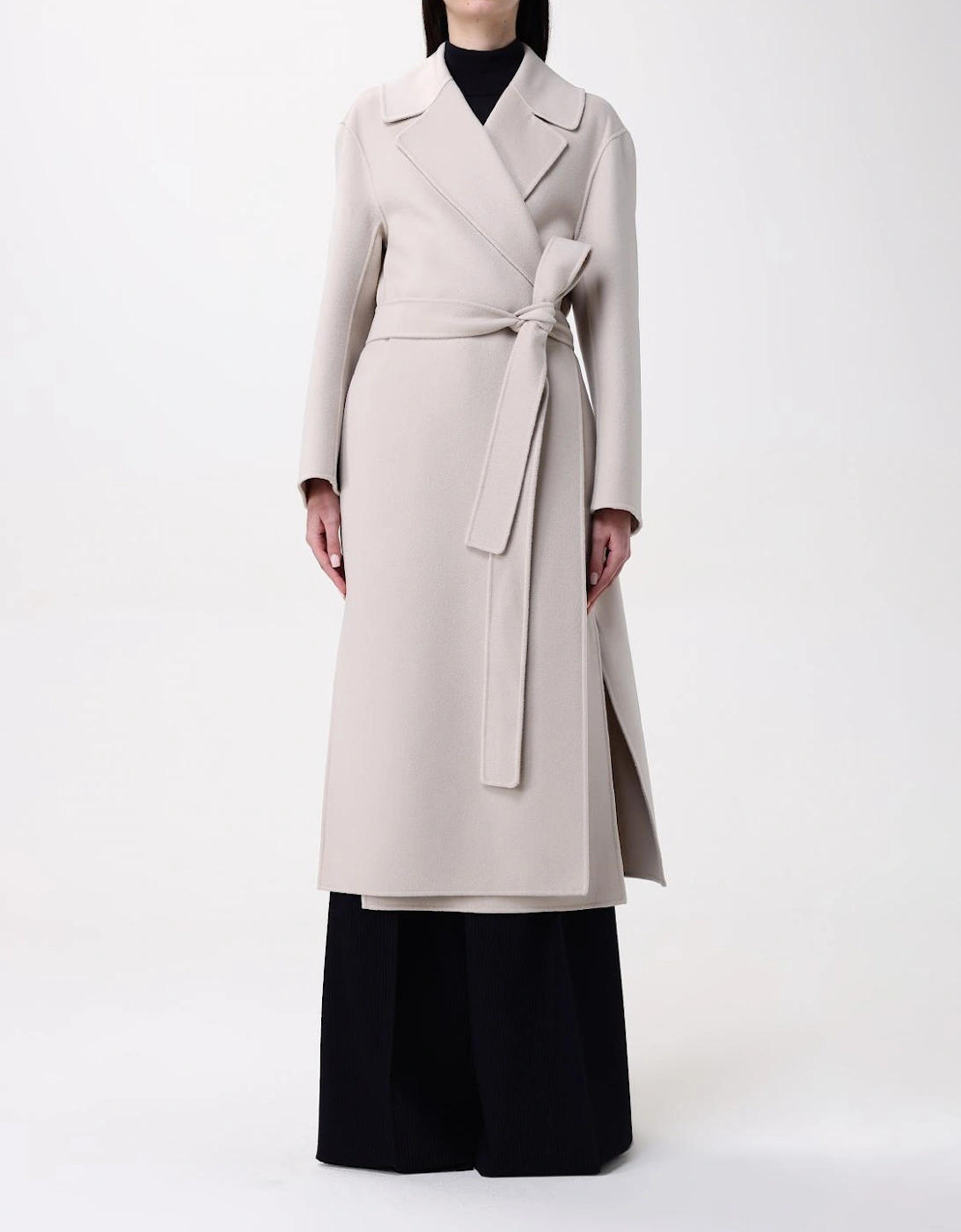 Manuela Wrap Coat Camel Hair