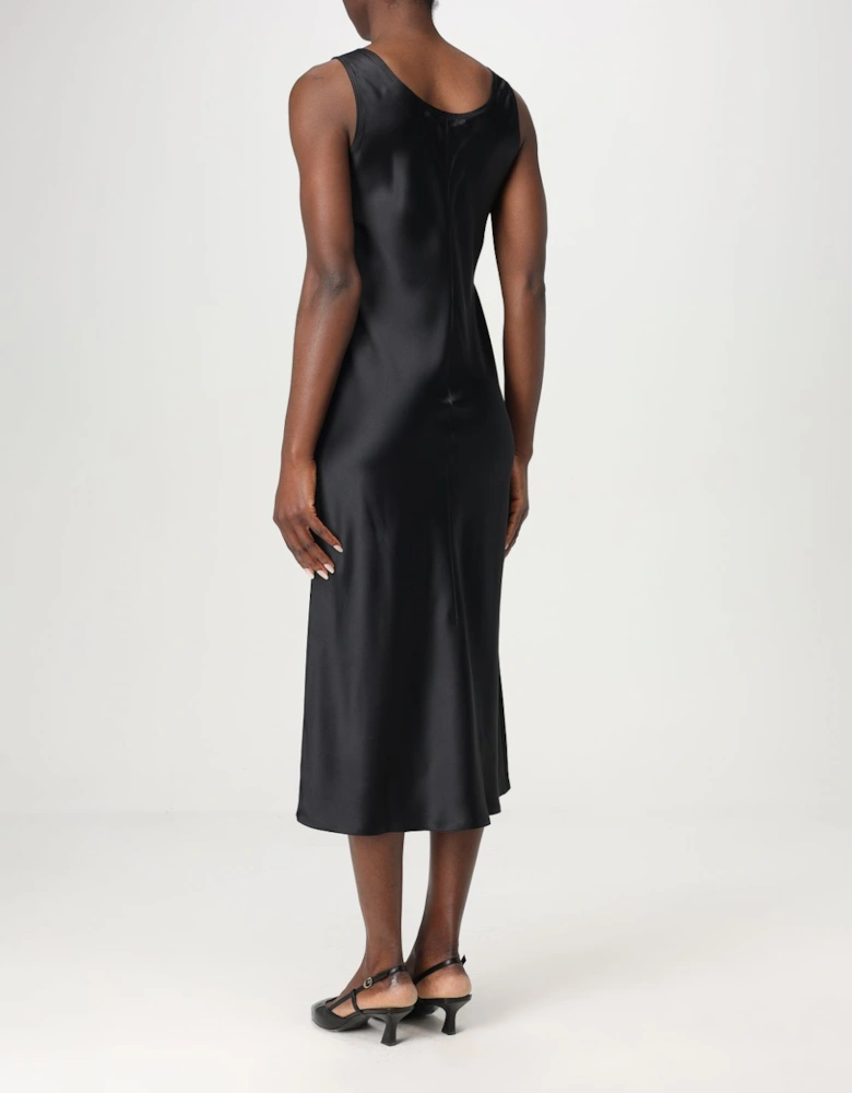 Silk Slip Midi Dress