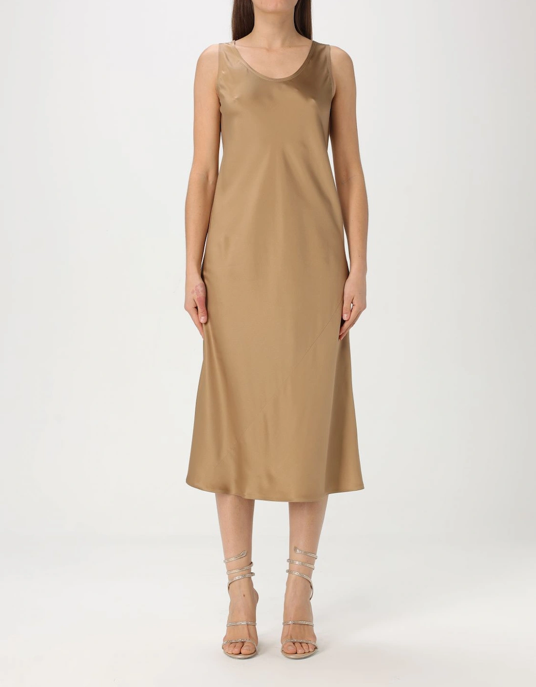 Silk Slip Midi Dress