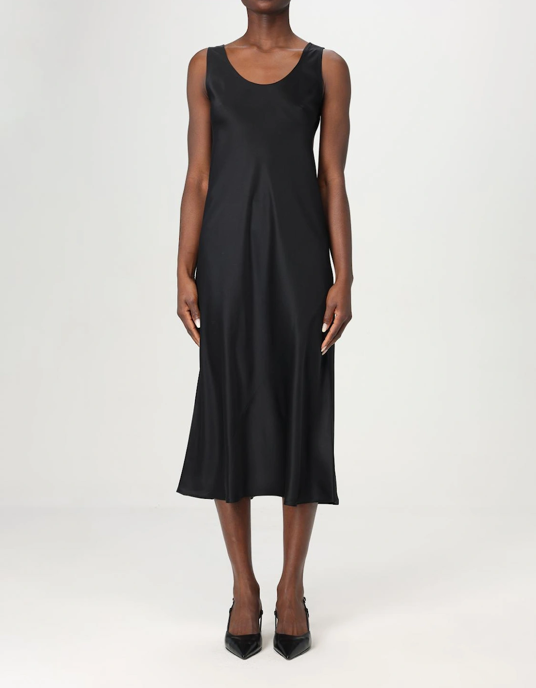 Silk Slip Midi Dress