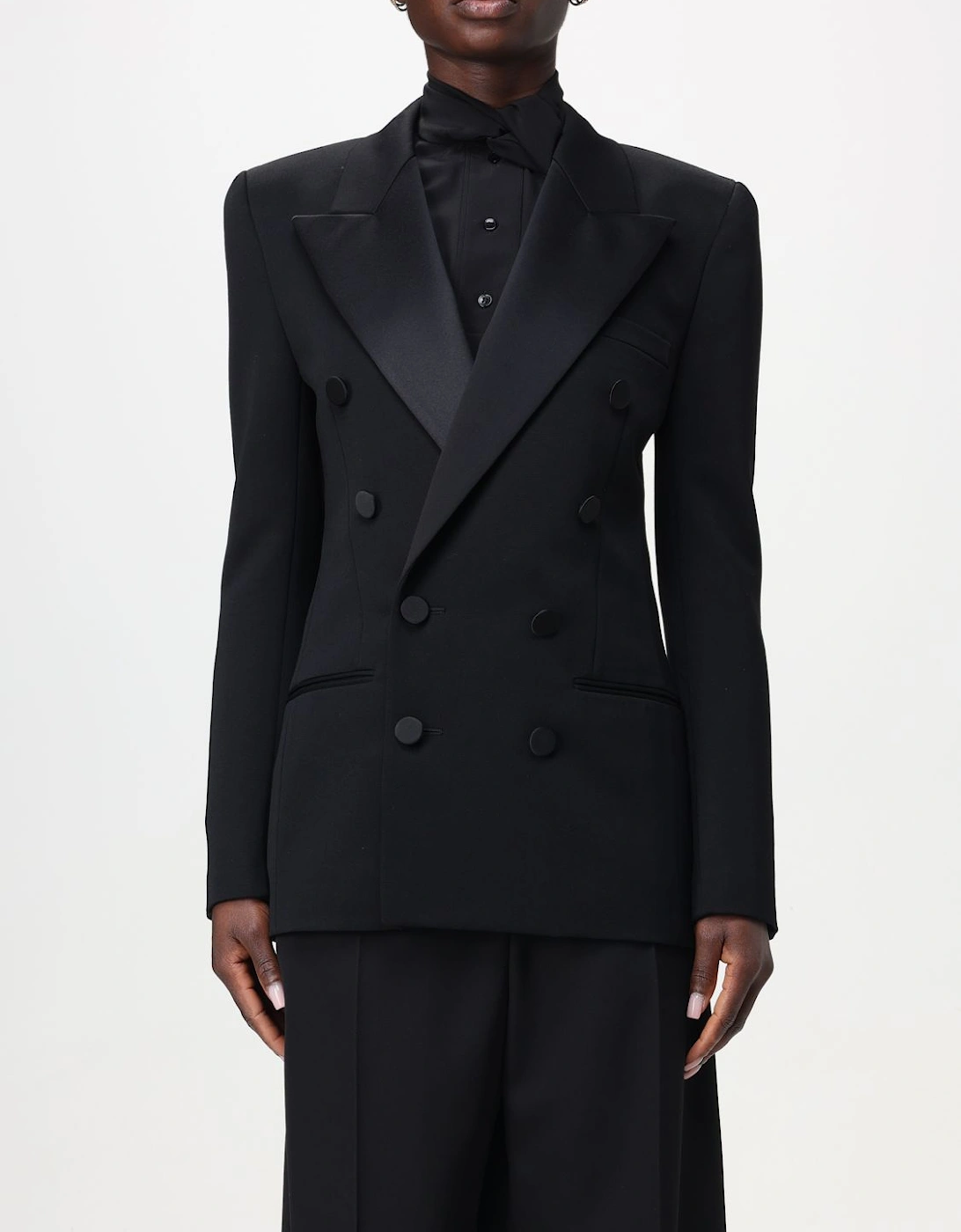 DoubleBreasted SatinLapel Blazer, 5 of 4
