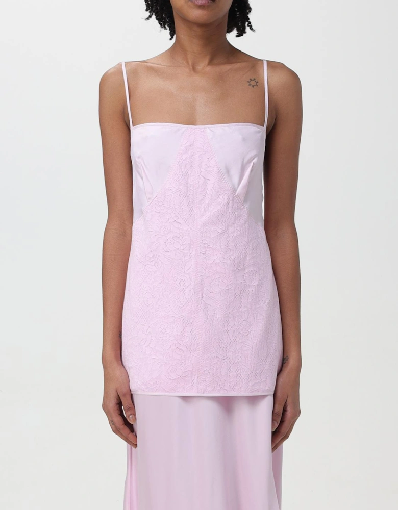 Lace Overlay Slip Dress